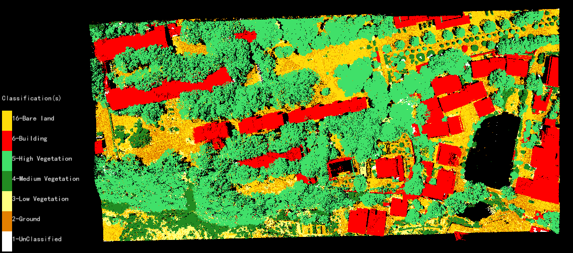 LiDAR360 Point Cloud Classification