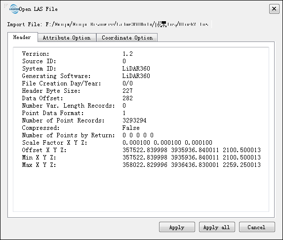 LiDAR360 Software Basics