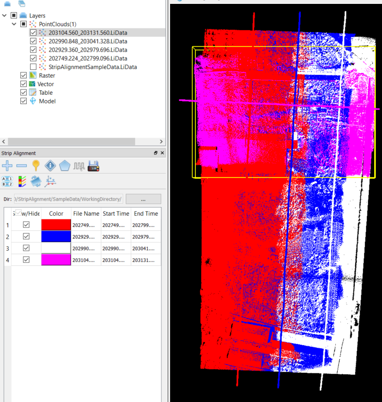 LiDAR360 Strip Alignment