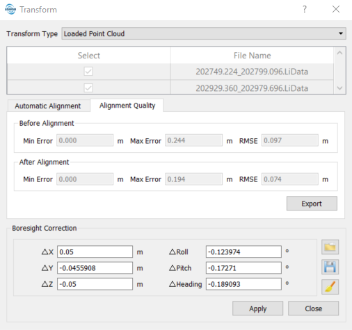 LiDAR360 Strip Alignment