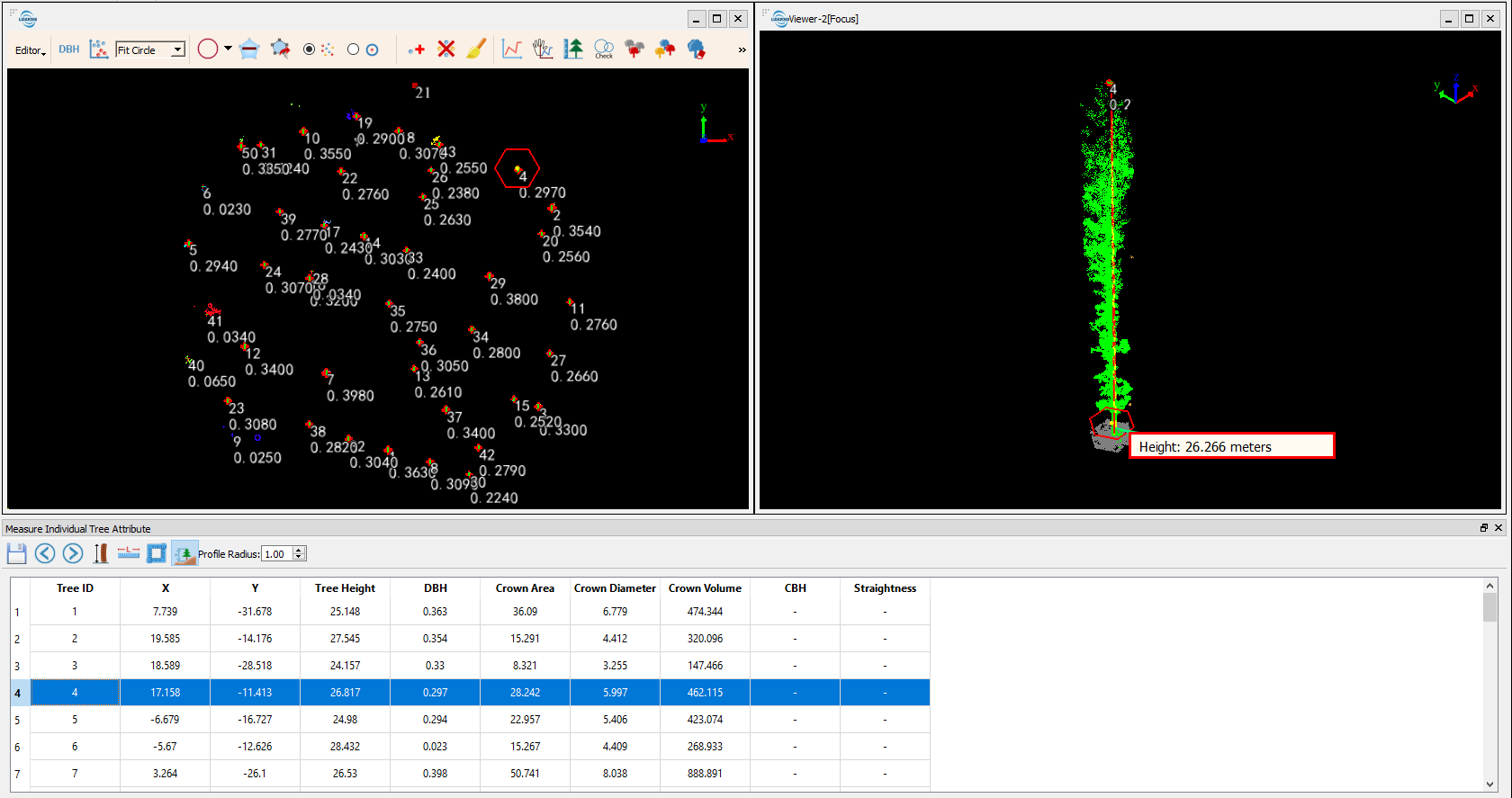 LiDAR360 TLS Forest