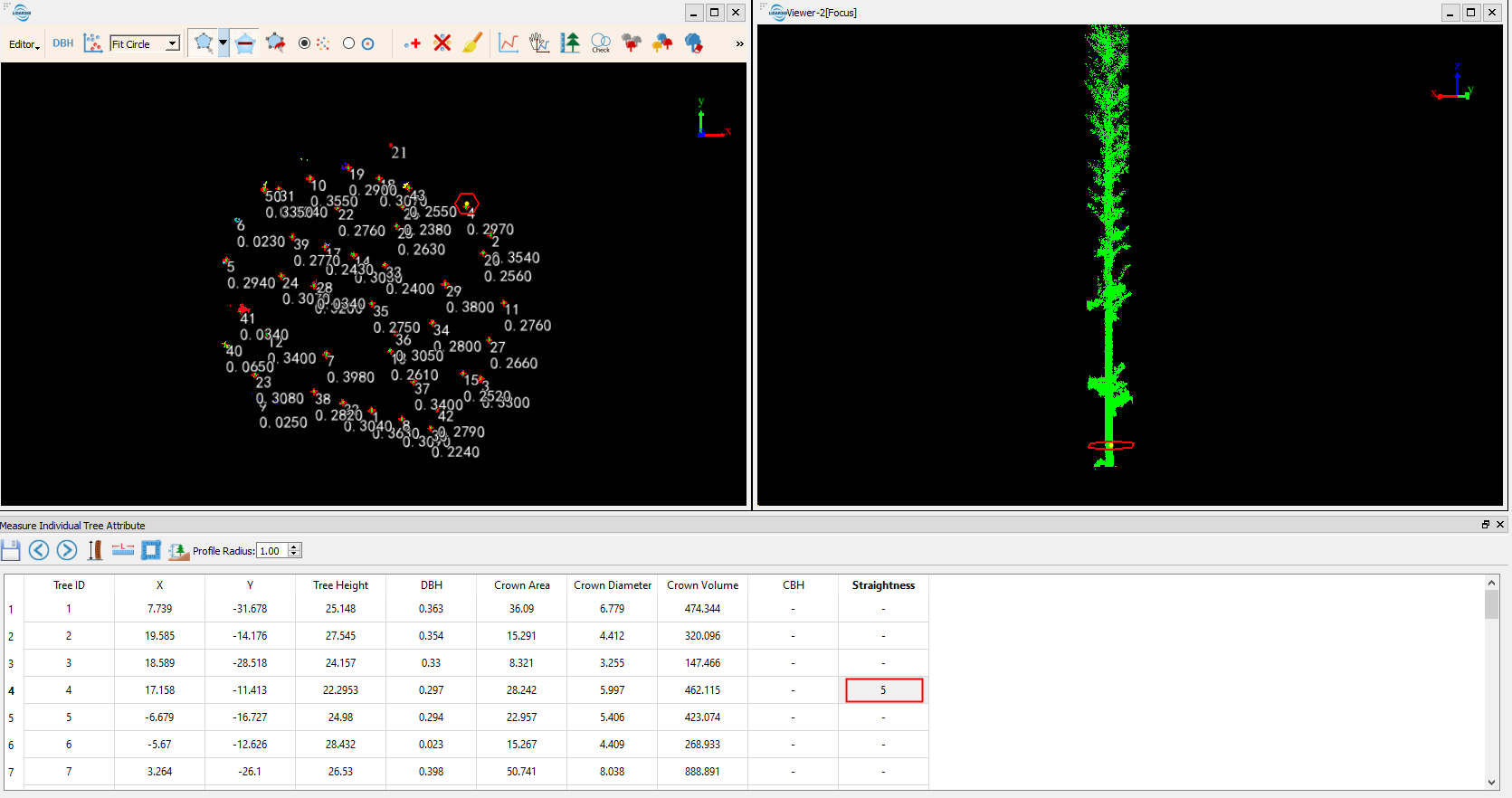 LiDAR360 TLS Forest