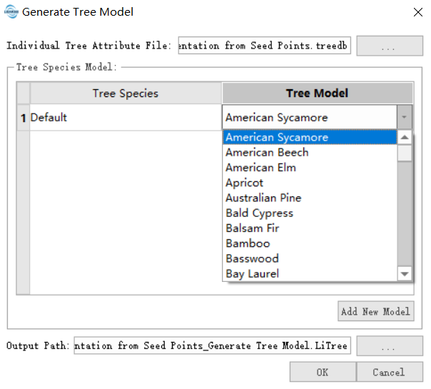 Tree modeling