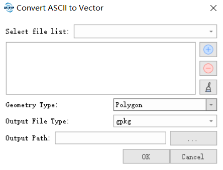 Vector Format Conversion Main Interface