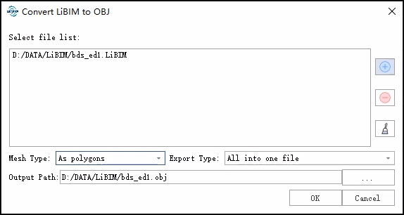 LiBuild Format Conversion