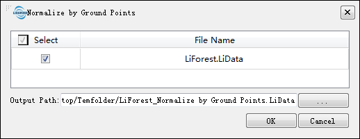 Lidar360 NormalizationByGround