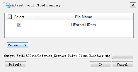 Lidar360 boundary