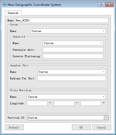 Lidar360 DefineProjection_addGeoCoord