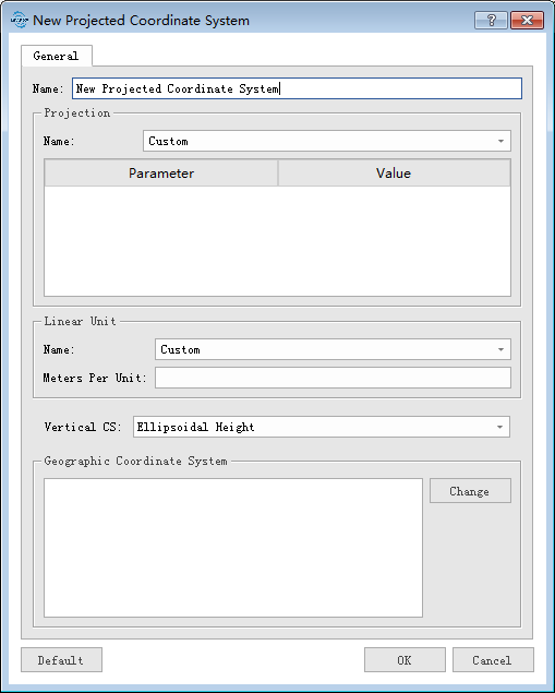 Lidar360 DefineProjection_addProjCoord