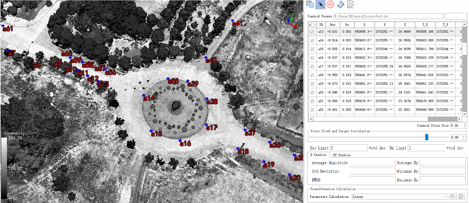 Lidar360 ControlPointReport