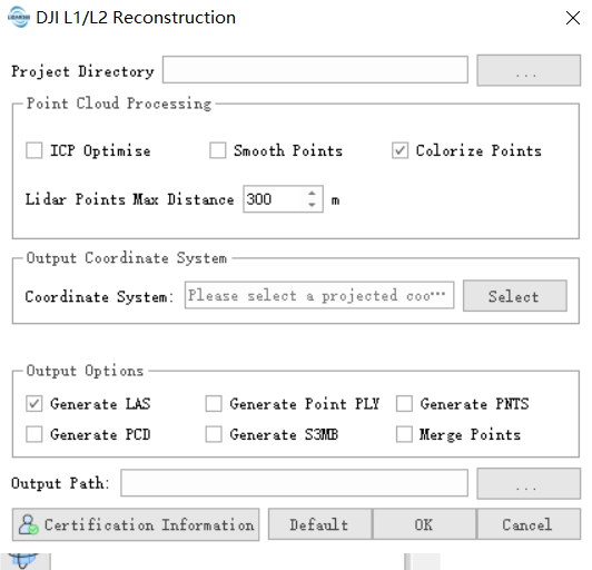 DJIL1L2Reconstruction