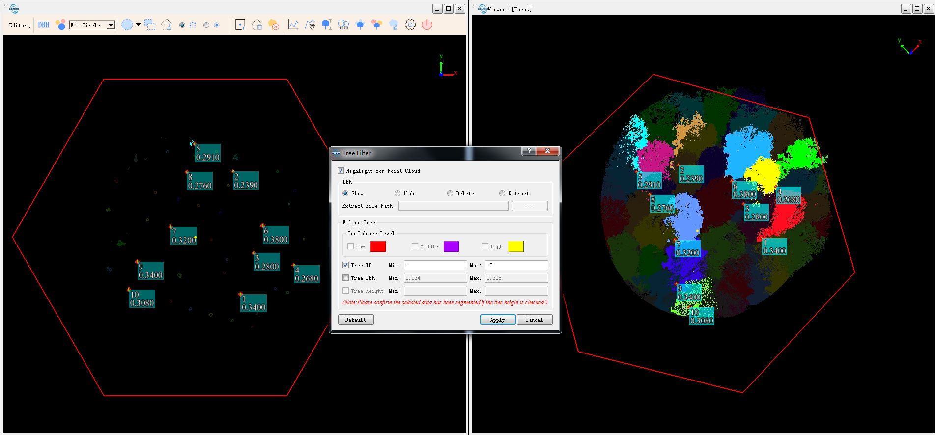 TLS seed point editor