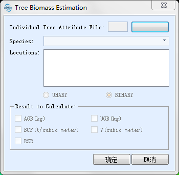 Tree Biomass Estimation Interface 1