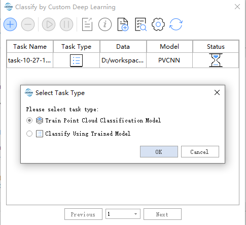 TrainPointCloudClassificationModel