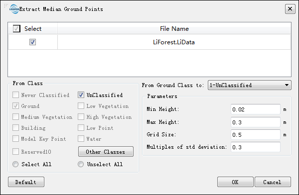 LiDAR360 Classification