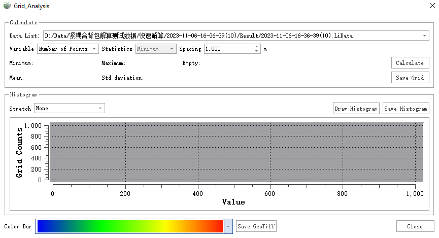 Lidar360MLS GridStatistics