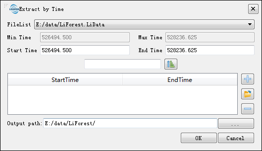 Lidar360 ExtractbyTime