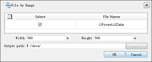 Lidar360 TilebyRange