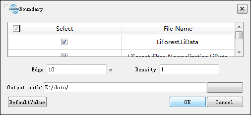 Lidar360 boundary