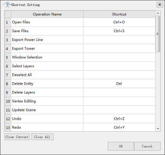 Hot Key Settings