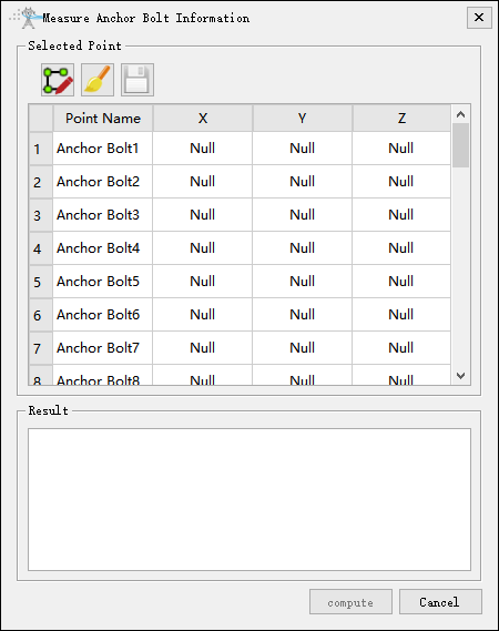 Measure Anchor Bolt Information