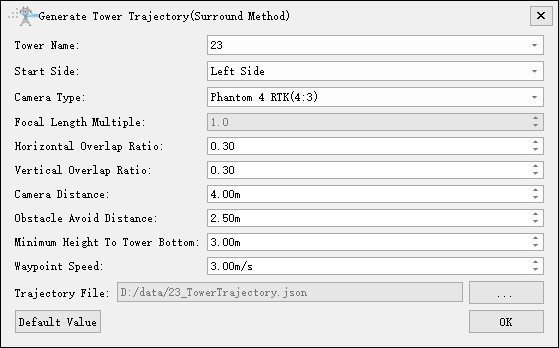 DNSurroundTrajectoryDialog