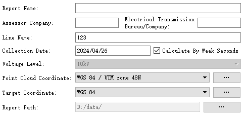 Generate Report UI