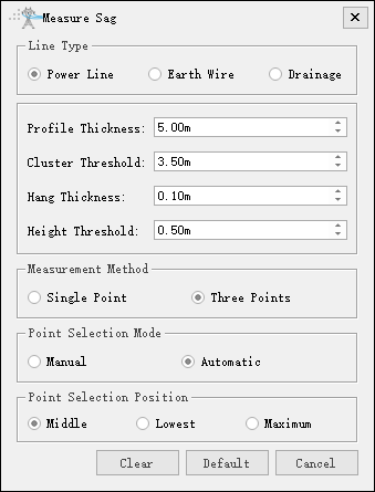 Measure Sag