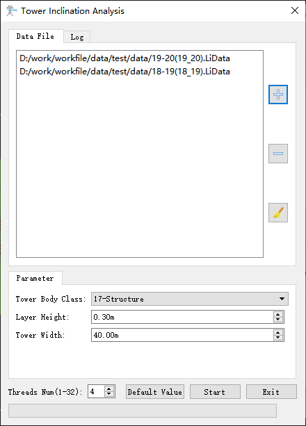 Auto Calculate Tower Inclination