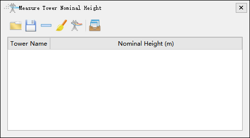 Measure Tower Nominal Height