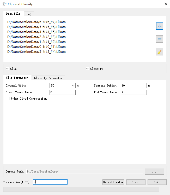 Clipping and Classify