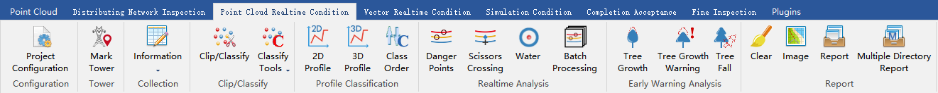 Real-time Working Condition of Point Cloud