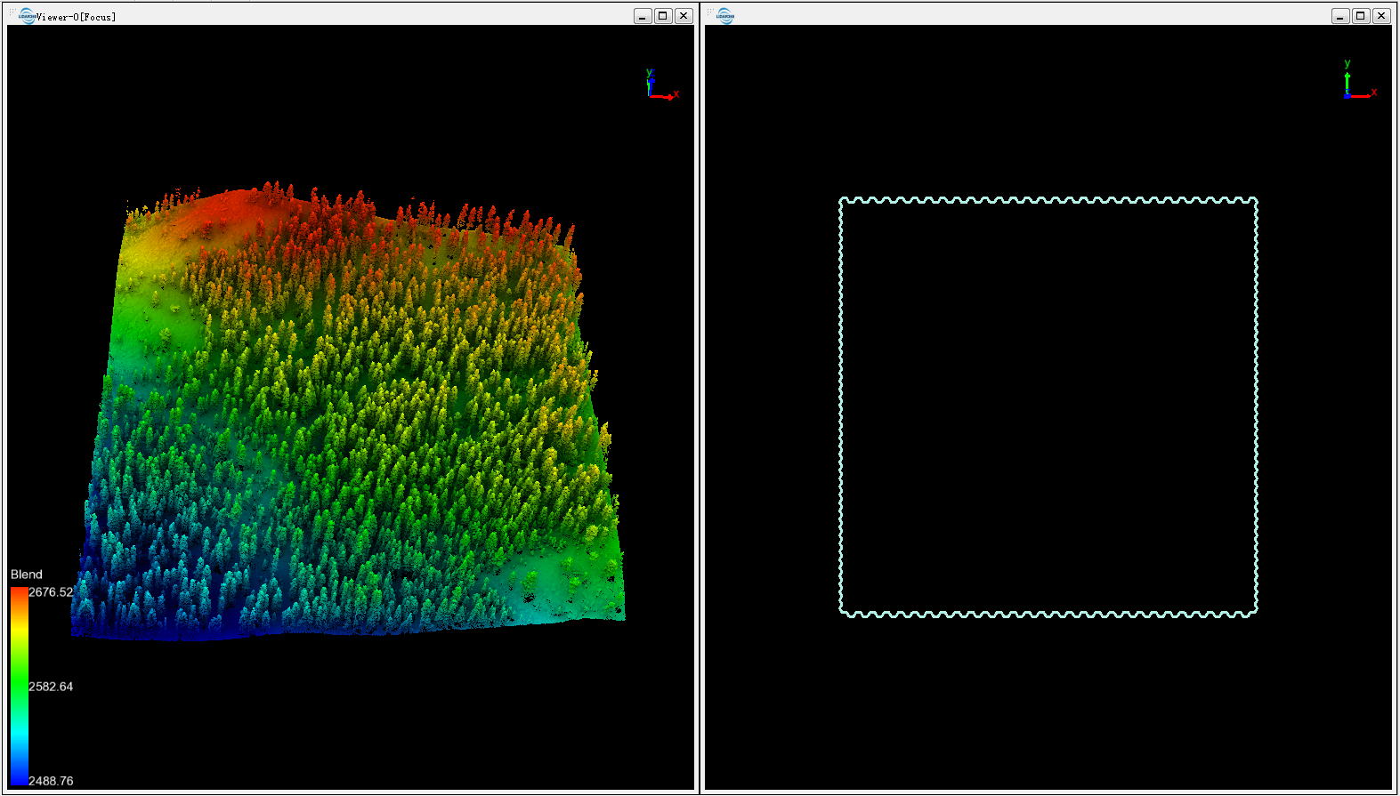 Lidar360 boundary result