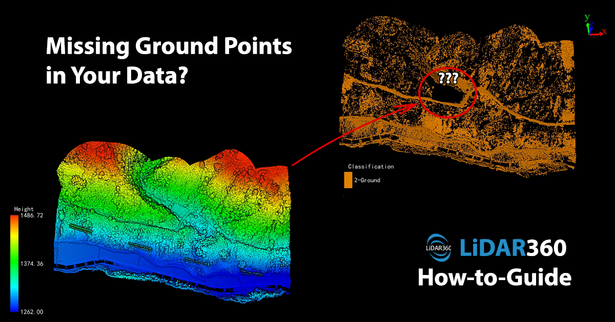 How to Process - Missing LiDAR Point Cloud Data Under the Forest Canopy