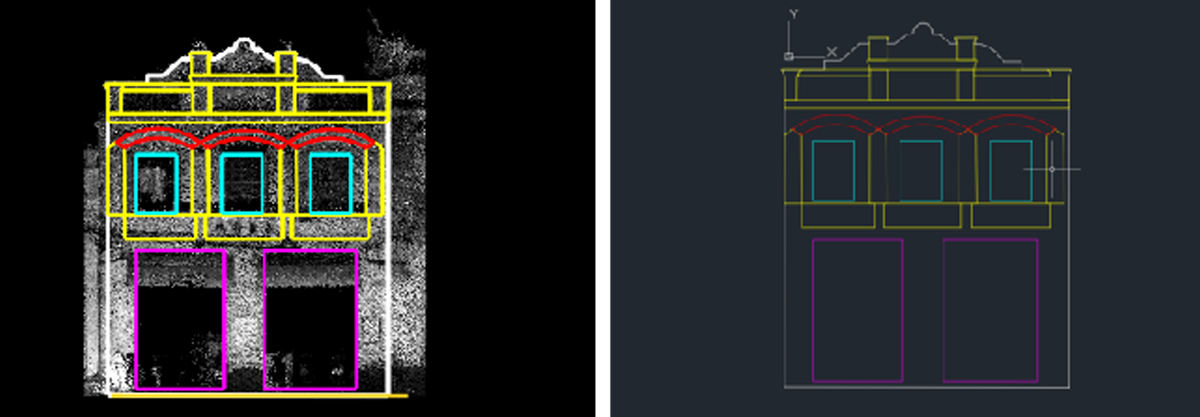 combination display mode in LiStreet LiDAR processing software
.png